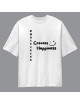 Positivity Creates Happiness Oversized T-Shirt