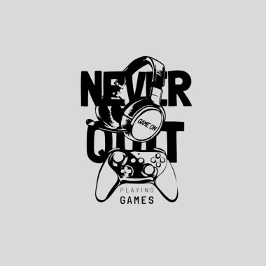 Never Quit Game On Tote Bag