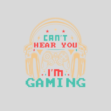 Can't Hear You I'm Gaming Tote Bag