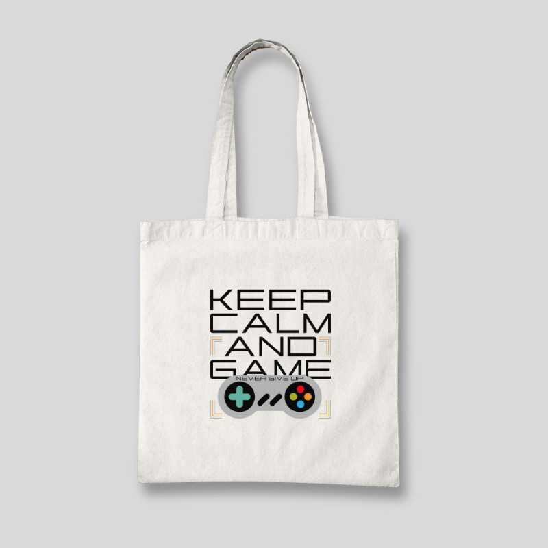 Keep Calm And Game Tote Bag