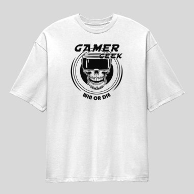 Gamer  Geek Oversized T-Shirt