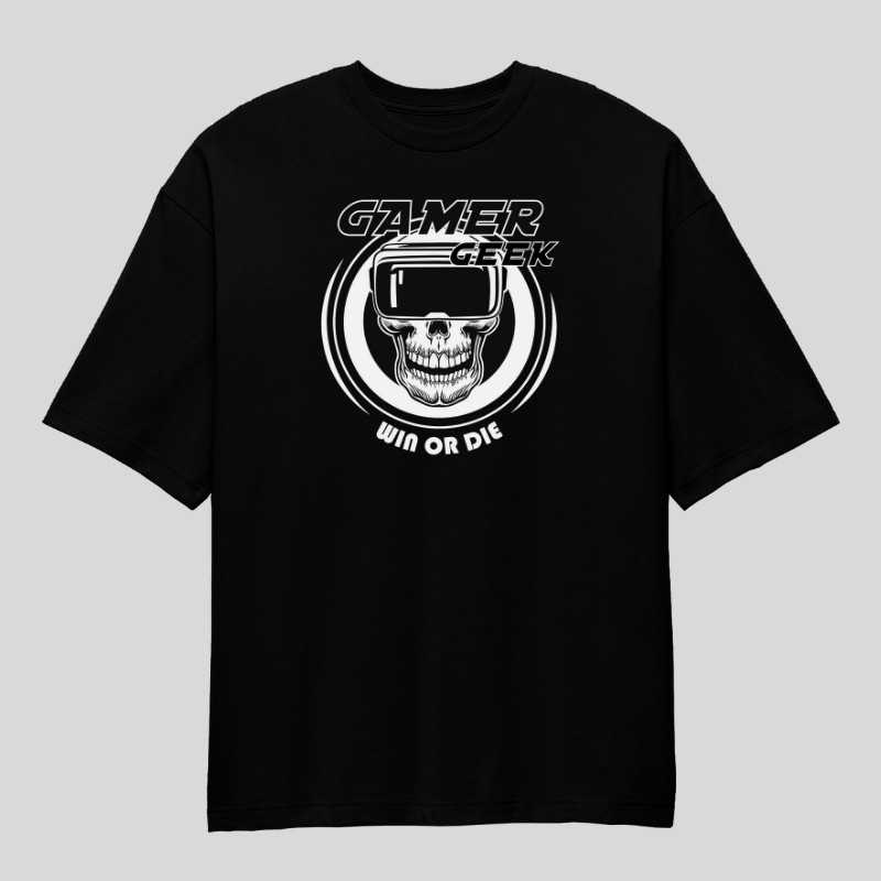 Gamer  Geek Oversized T-Shirt