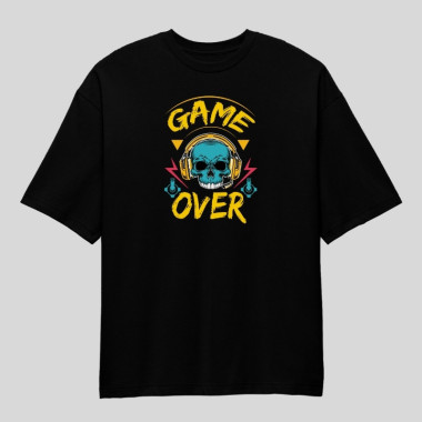 Game Over Oversized T-Shirt