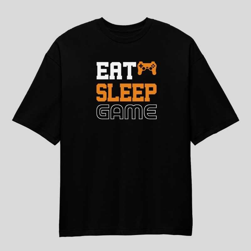 Eat Sleep Game Oversized T-Shirt