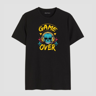 Game Over Round Neck T-Shirt