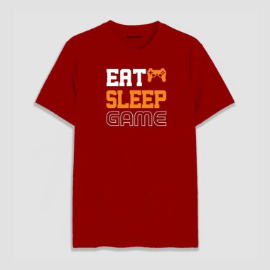 Eat Sleep Game Round Neck...