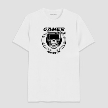 Gamer Geek Round Neck T-Shirt