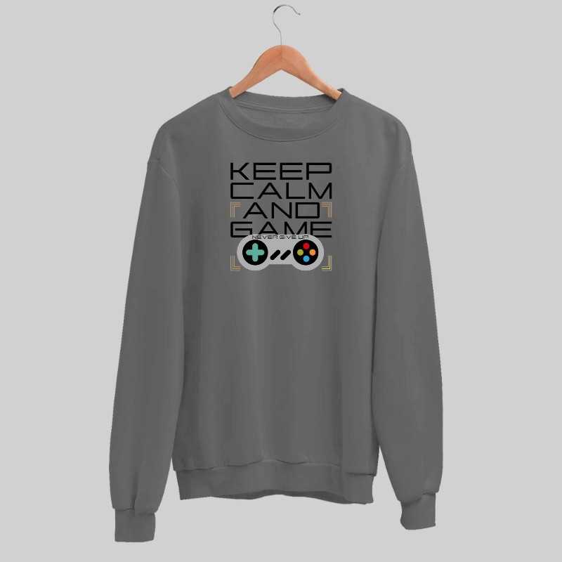 Keep Calm And Game Sweatshirt