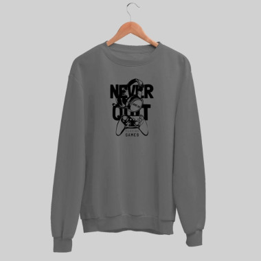 Never Quit Game On Sweatshirt