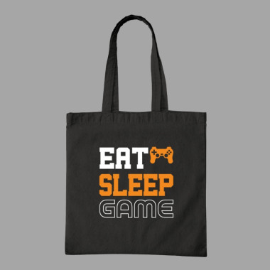 Eat Sleep Game Tote Bag